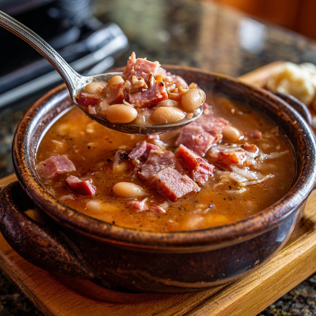 Homestyle Ham and Bean Soup