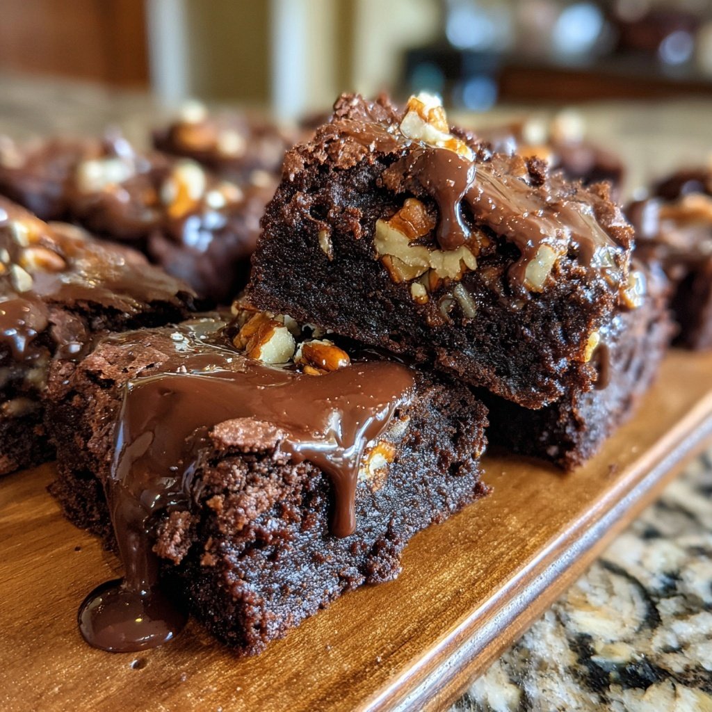 Dessert Chocolate Fudge Brownies