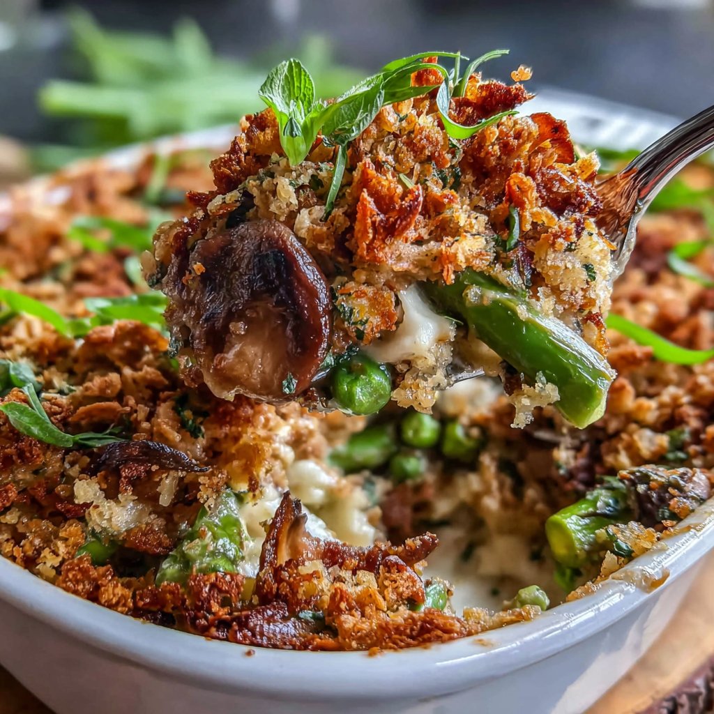 Savory Spring Vegetable Crumble