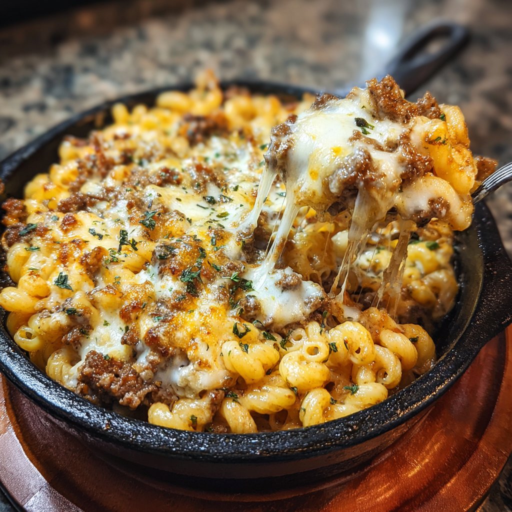 Cottage Cheese Protein Pasta Bake with Ground Beef