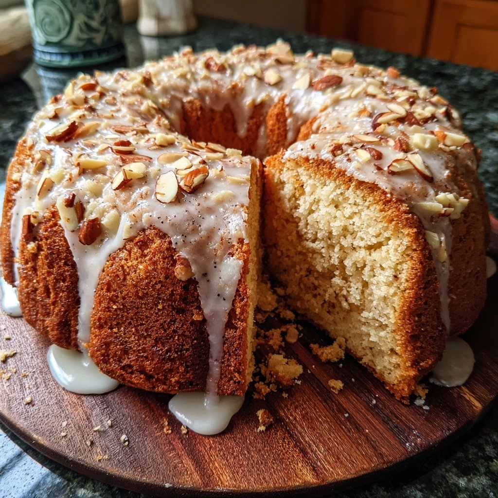 Almond Poppy Seed Coffee Cake