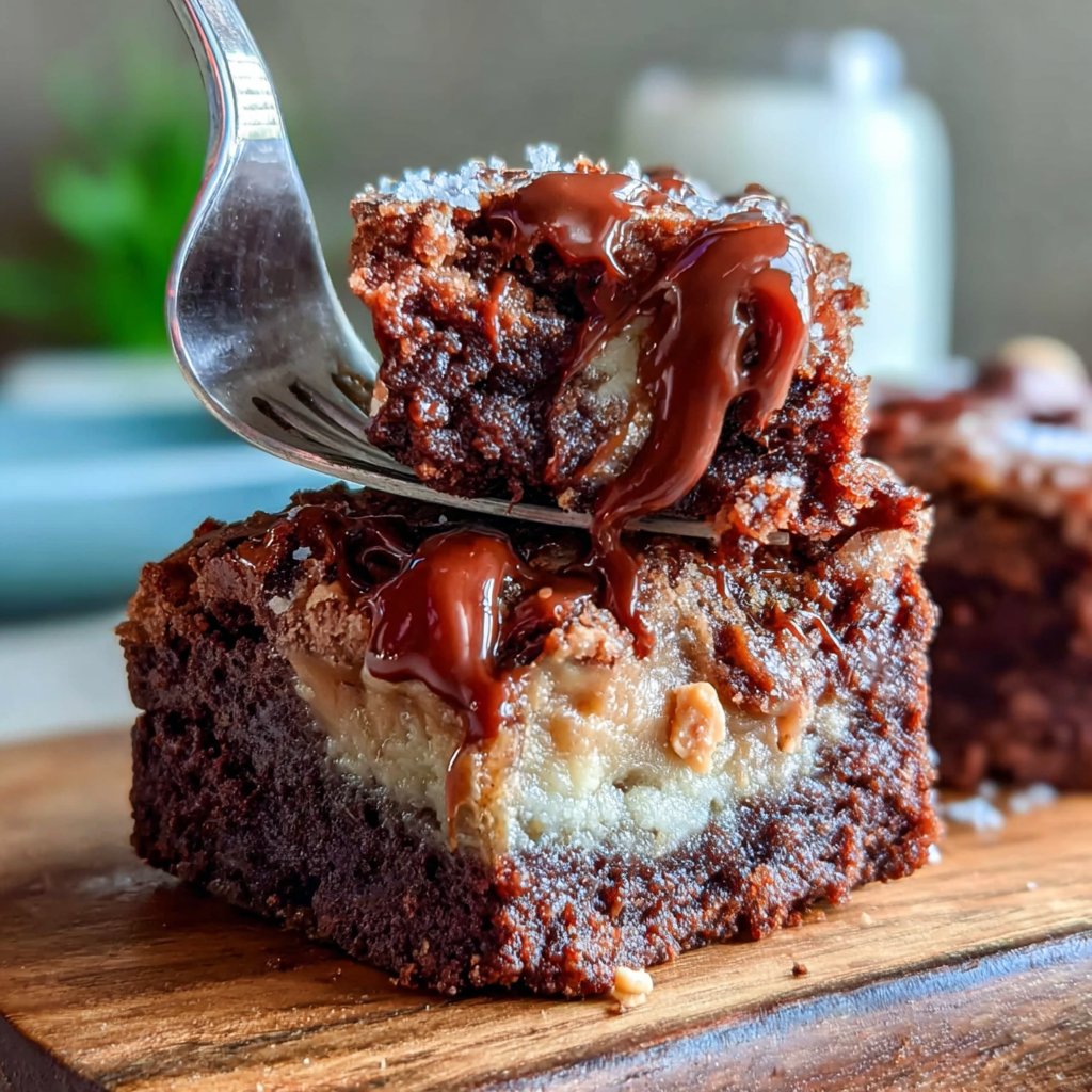 Peanut Butter Swirl Brownies