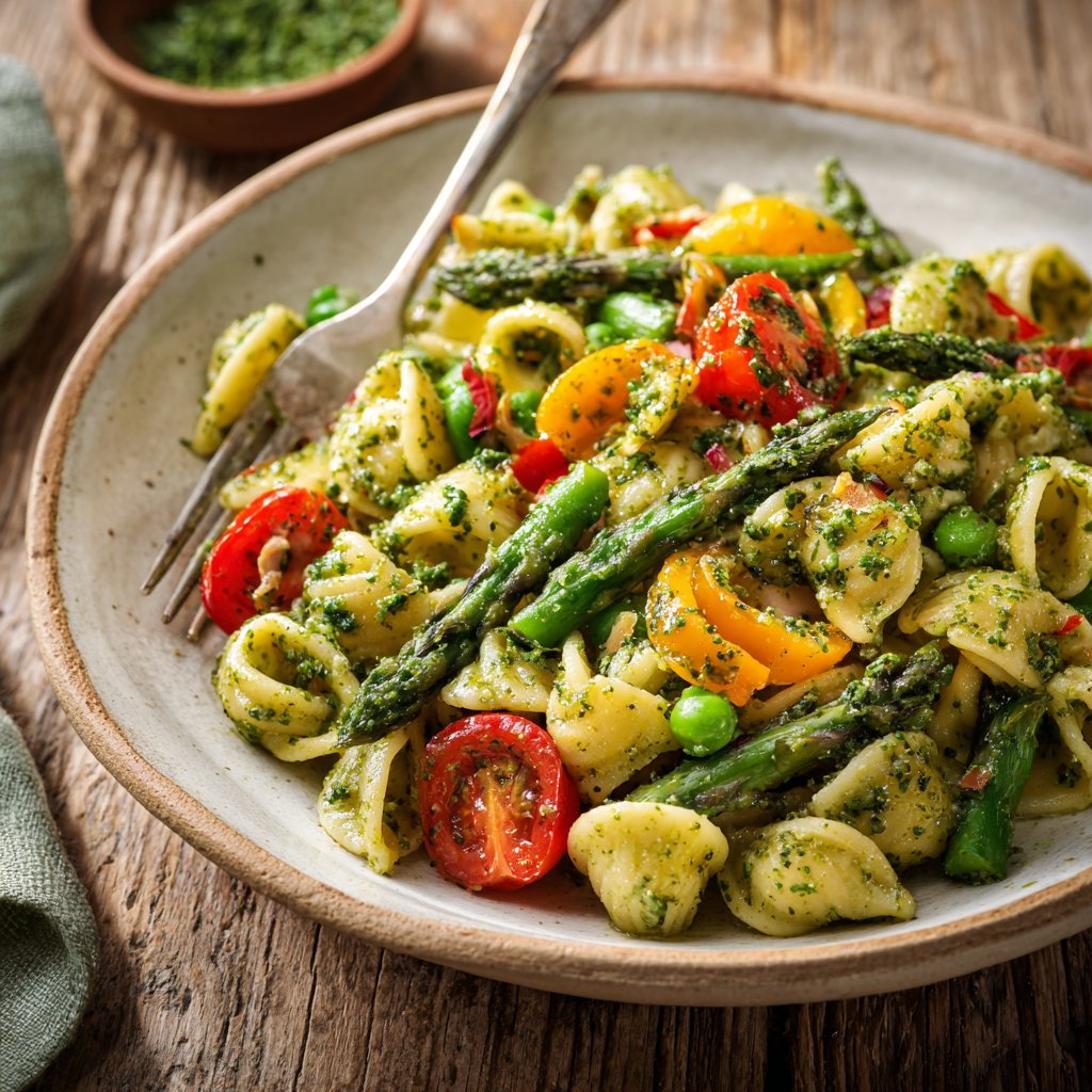 Pasta Primavera with Pesto