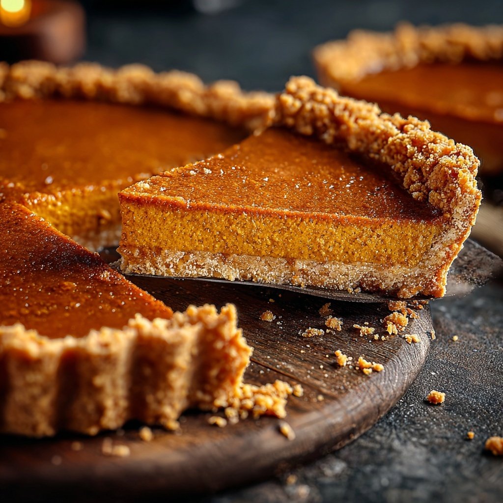 Festive Spiced Pumpkin Pie